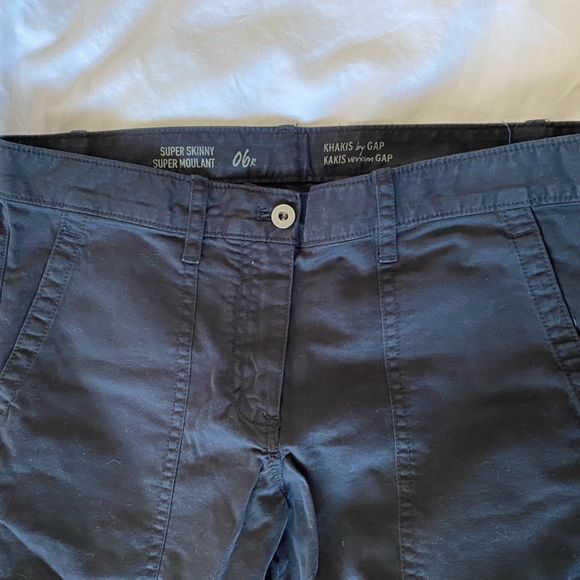 NWT moto style skinny chinos GAP sized 6 - Picture 2 of 5